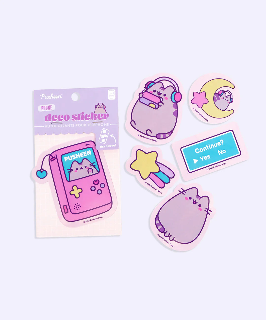 Gaming Pusheen Phone Stickers